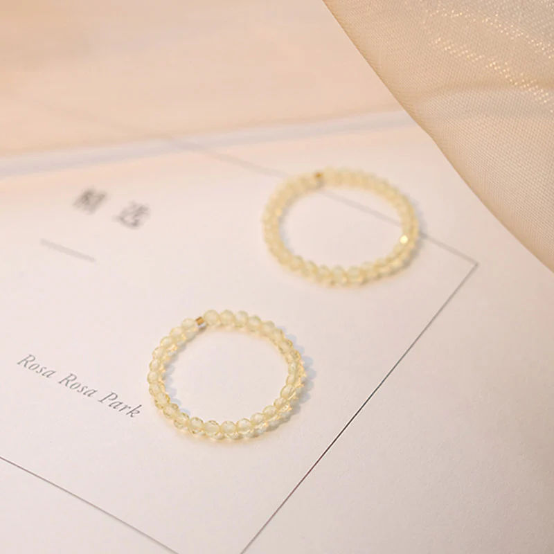 Anello Buddha Stones Natural Citrine Happiness Prosperity - Image 14
