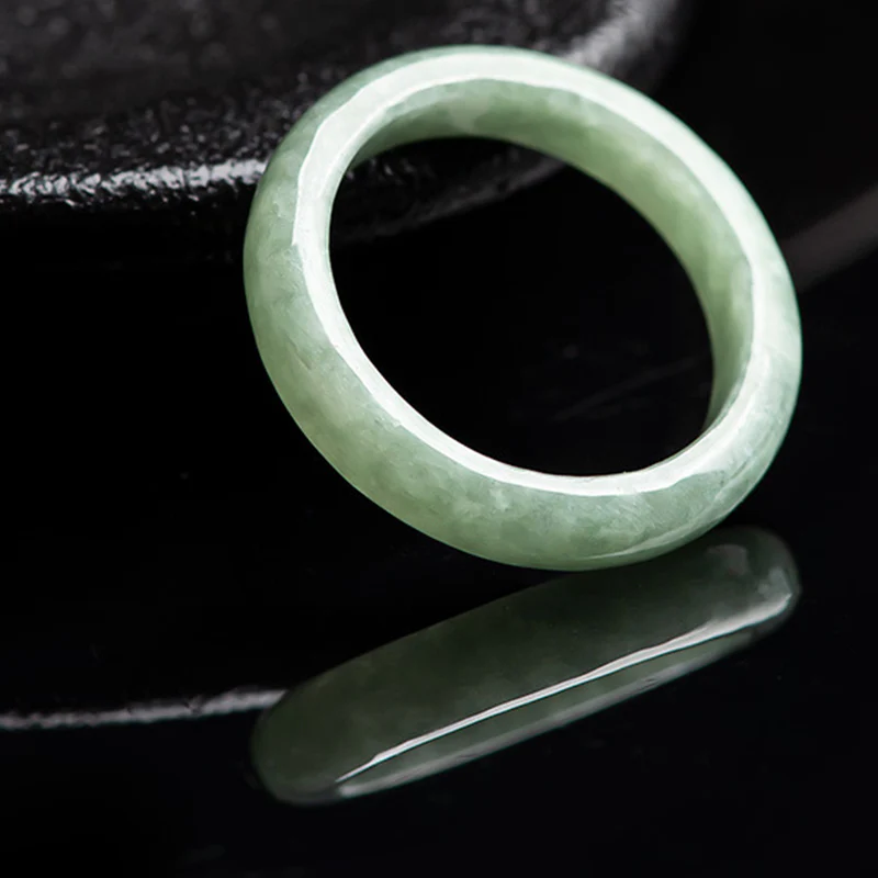 Anello Buddha Stones Natural Jade Prosperity Abbondanza - Image 4