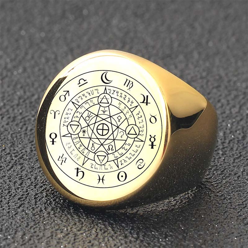 Anello di benedizione di protezione delle 12 costellazioni dello zodiaco Buddha Stones - Image 2