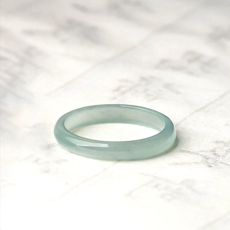 Anello di fortuna e prosperità in giada naturale Buddha Stones - Image 4