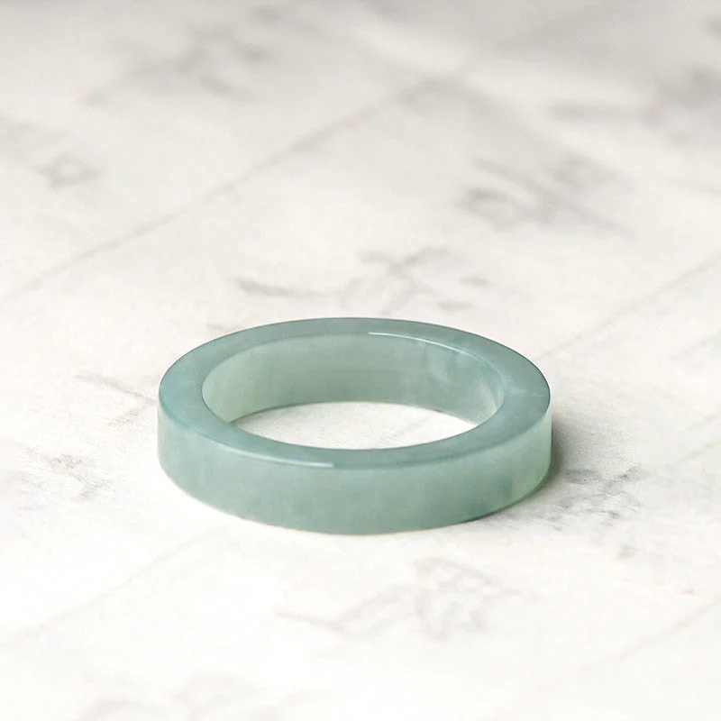 Anello di fortuna e prosperità in giada naturale Buddha Stones - Image 9