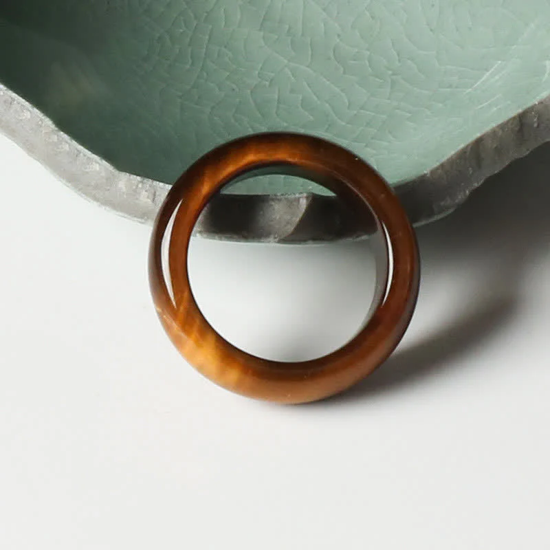 Anello di protezione della forza della pietra dell'occhio di tigre Buddha Stones - Image 8