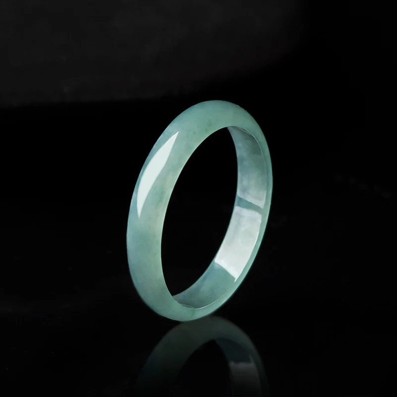 Anello di protezione della prosperità in giada naturale Buddha Stones - Image 10