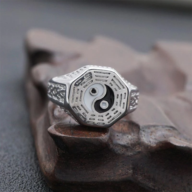 Anello portafortuna in rame con simbolo Yin Yang - Image 6
