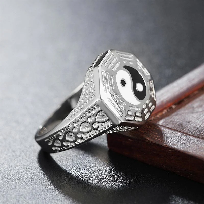 Anello portafortuna in rame con simbolo Yin Yang - Image 8