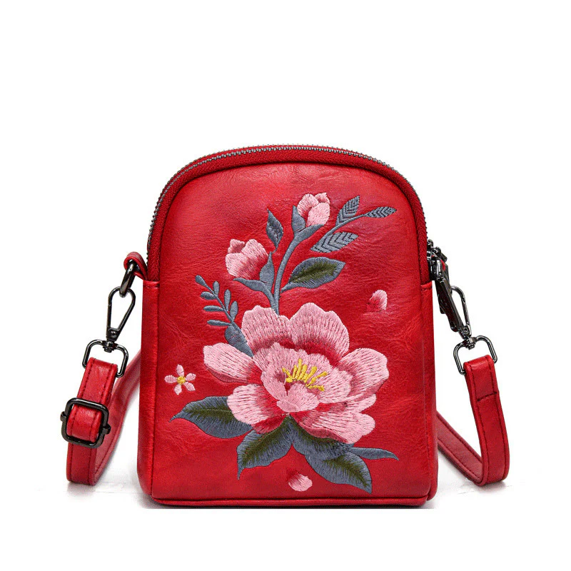 Borsa a tracolla con ricamo Buddha Stones Lotus Su Journey Shopping Bag - Image 21