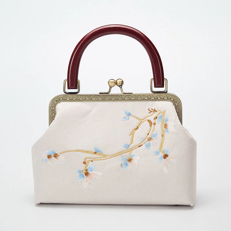 Borsa a tracolla con ricamo floreale Buddha Stones - Image 3
