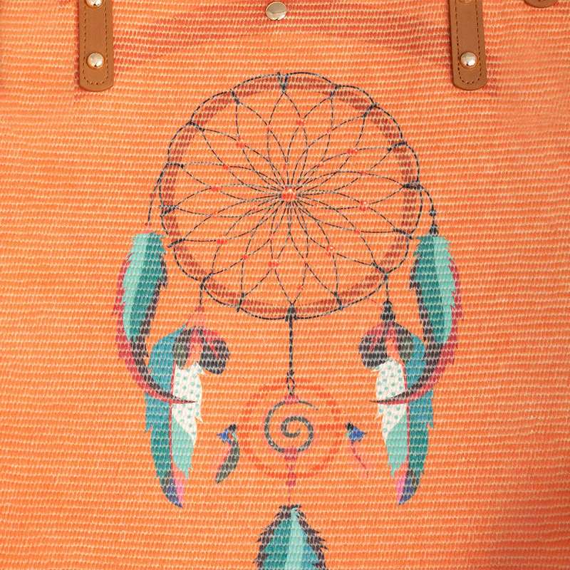 Borsa a tracolla in tela con nappa mandala acchiappasogni Buddha Stones, grande capacità - Image 6