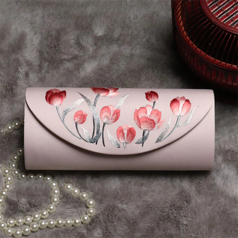 Borsa a tracolla per lo shopping da sposa con ricamo Tulipano Su , Buddha Stones - Image 4