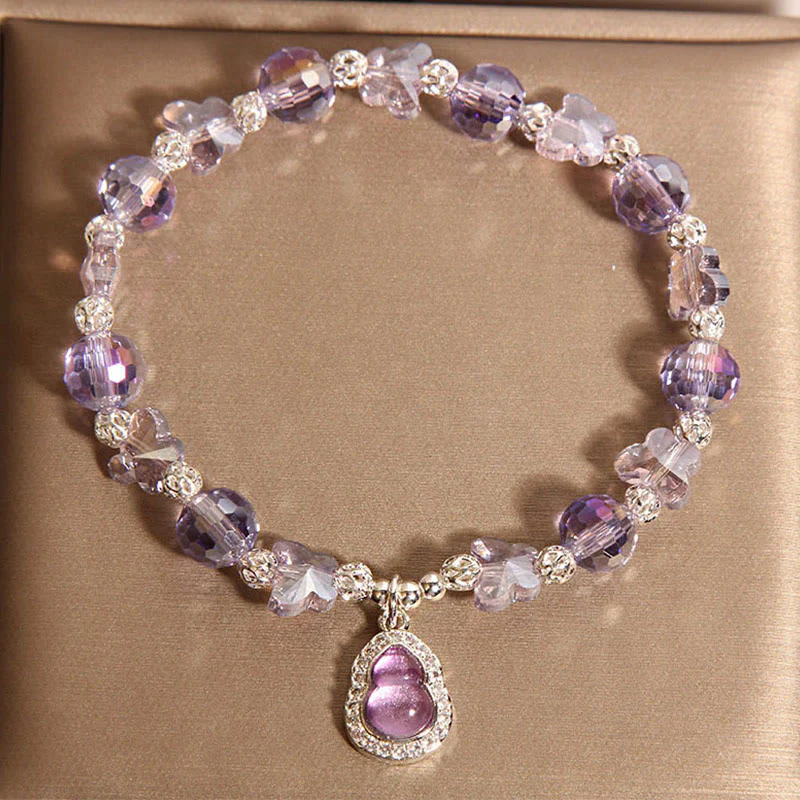 Bracciale Buddha Stones Butterfly Zucca Ametista Citrino Labradorite - Image 2