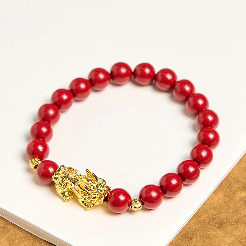 Bracciale Buddha Stones Cinnabar PiXiu Calm Blessing - Image 3