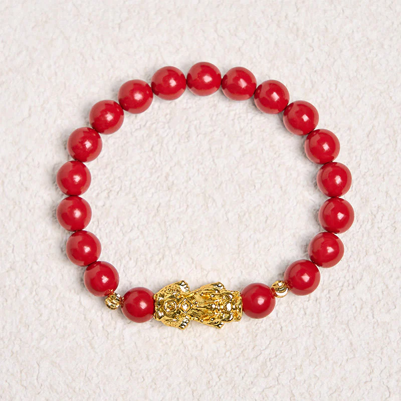 Bracciale Buddha Stones Cinnabar PiXiu Calm Blessing - Image 6