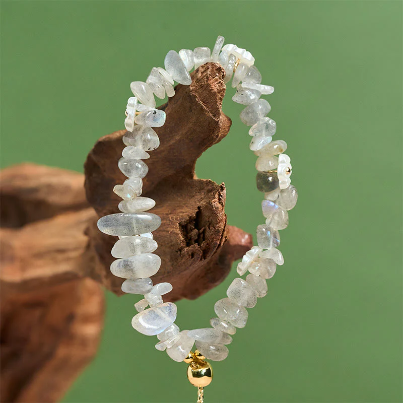 Bracciale Buddha Stones con design a fiore di cristallo irregolare e ametista e cristallo bianco - Image 21