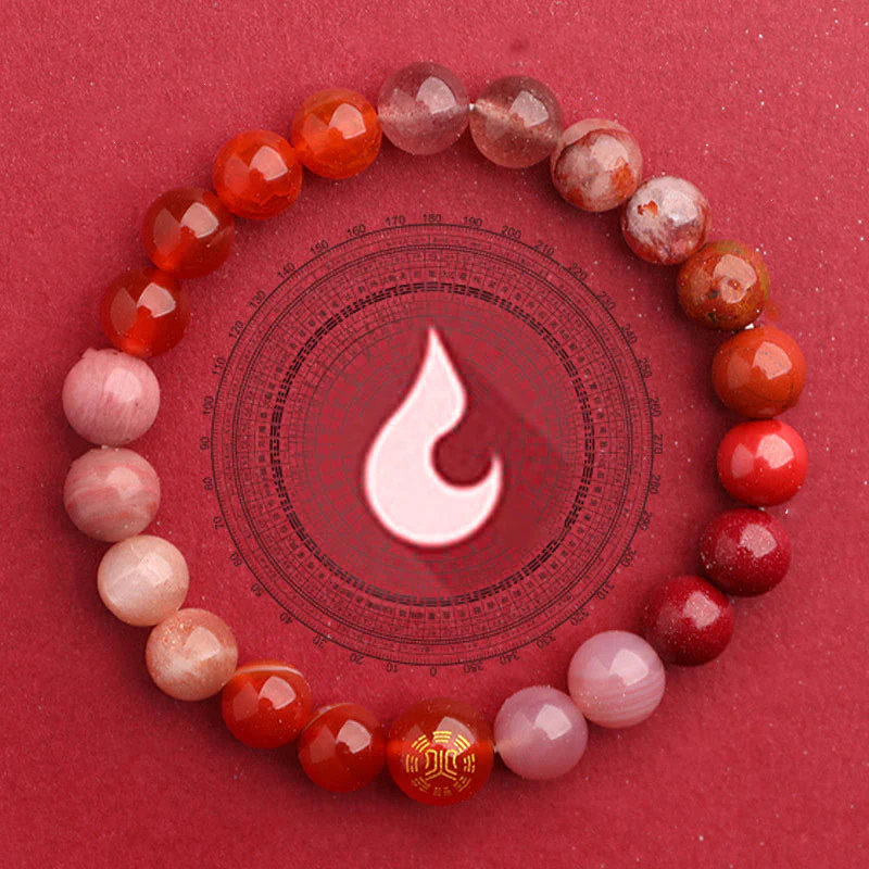 Bracciale Buddha Stones Five Elements Vari Agata Equilibrio Fortuna - Image 32