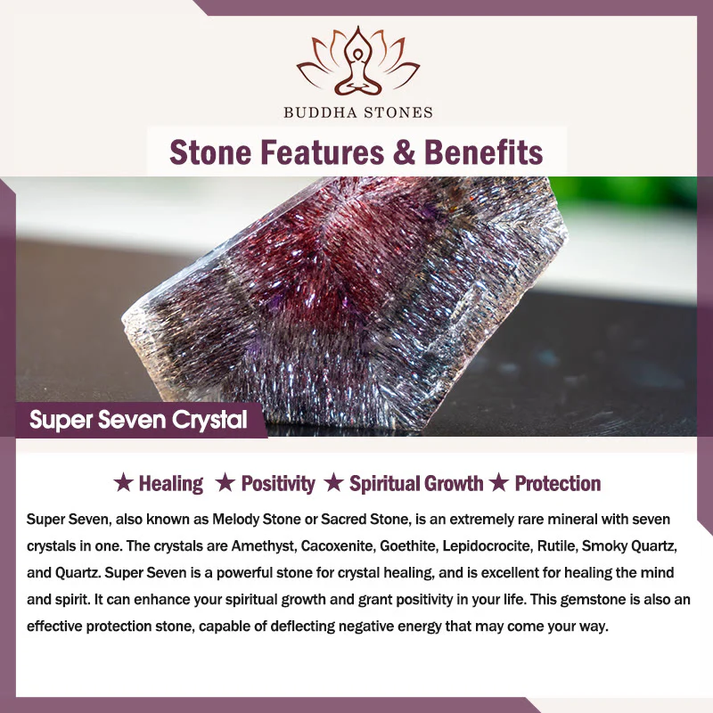 Bracciale Buddha Stones Green Phantom Citrine Rutilato Quarzo Super Seven Crystal Confidence Attract Wealth - Image 10