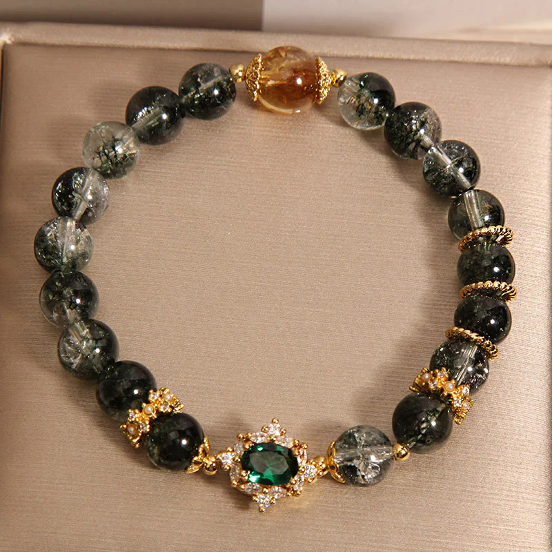 Bracciale Buddha Stones Green Phantom Green Crystal Confidence - Image 3