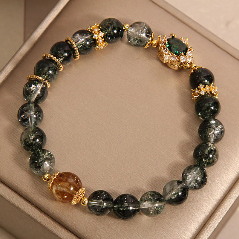 Bracciale Buddha Stones Green Phantom Green Crystal Confidence - Image 4