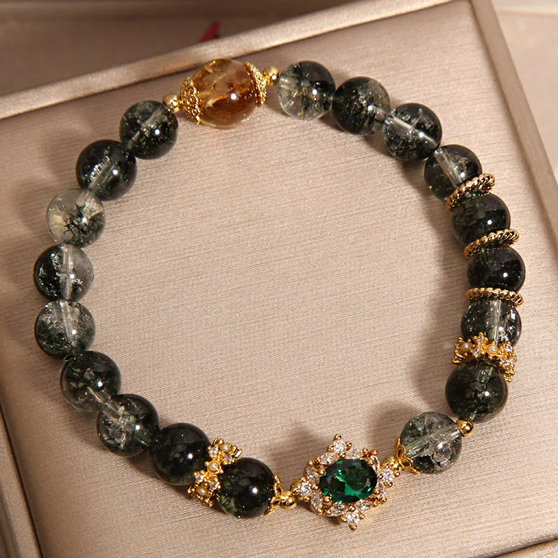 Bracciale Buddha Stones Green Phantom Green Crystal Confidence - Image 5