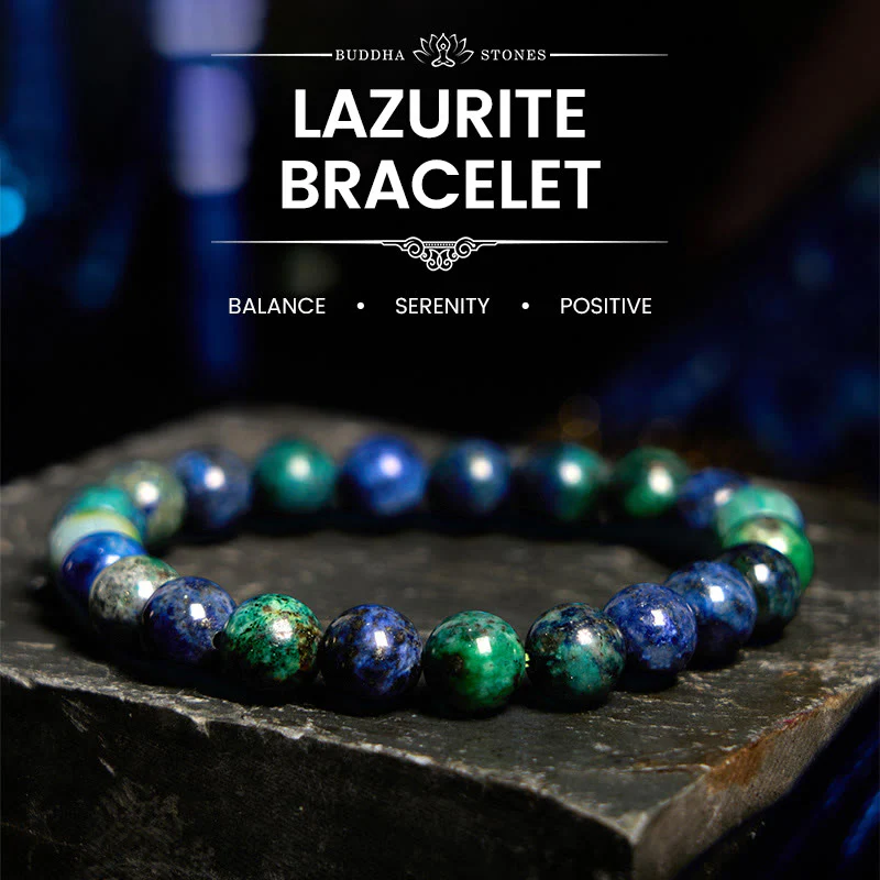 Bracciale Buddha Stones Lazurite Lapislazzuli Serenity
