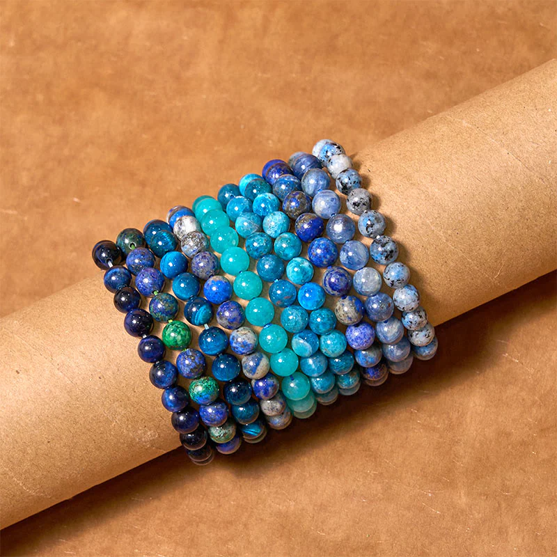 Bracciale Buddha Stones Let The Past Go Blue Series Calm Tranquility
