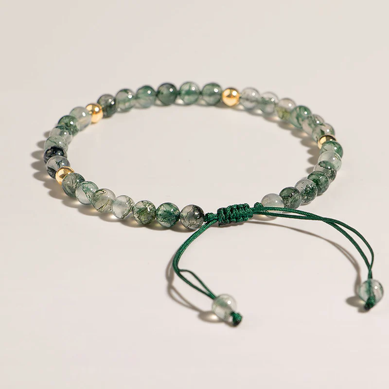 Bracciale Buddha Stones Moss Agate Lucky Balance - Image 3