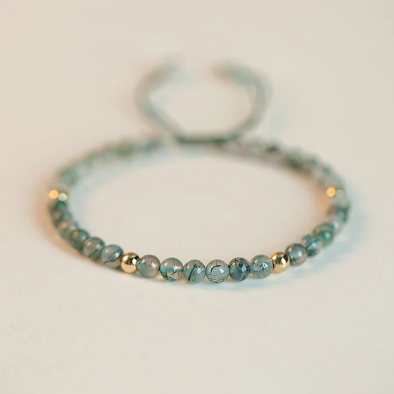 Bracciale Buddha Stones Moss Agate Lucky Balance - Image 7