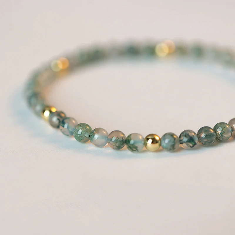 Bracciale Buddha Stones Moss Agate Lucky Balance - Image 8