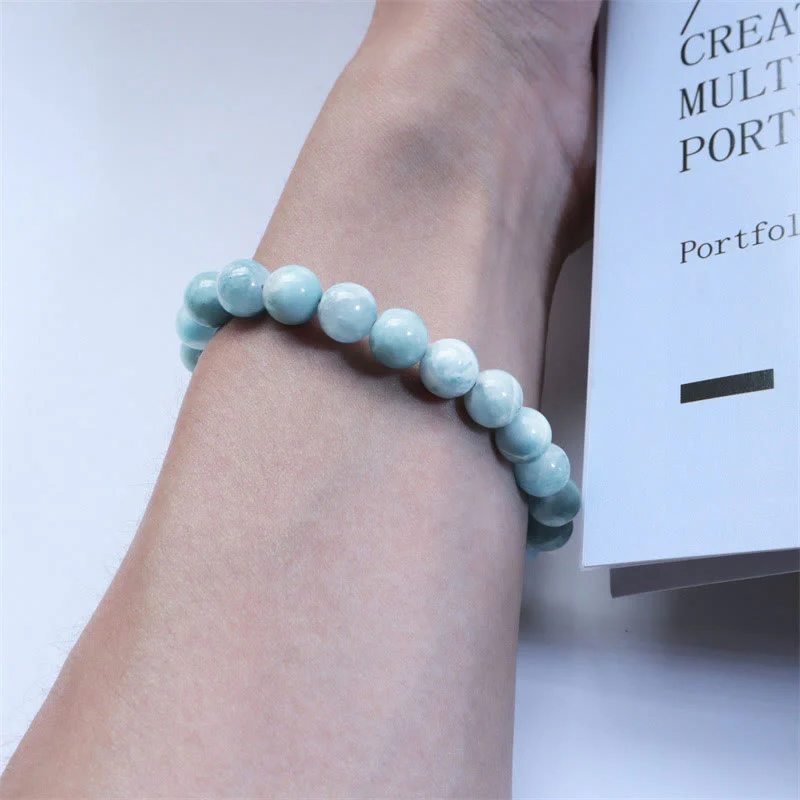 Bracciale Buddha Stones Natural Larimar Wisdom Confidence - Image 17
