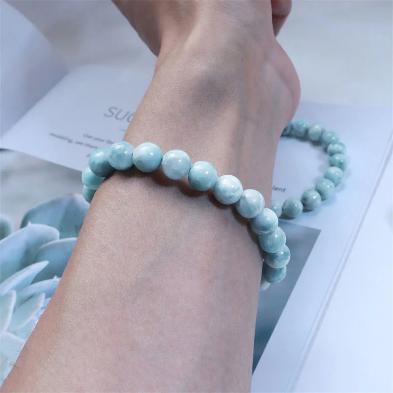 Bracciale Buddha Stones Natural Larimar Wisdom Confidence - Image 18