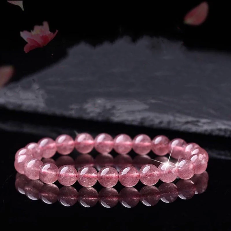 Bracciale Buddha Stones Natural Rose Quartz Love Caring - Image 4