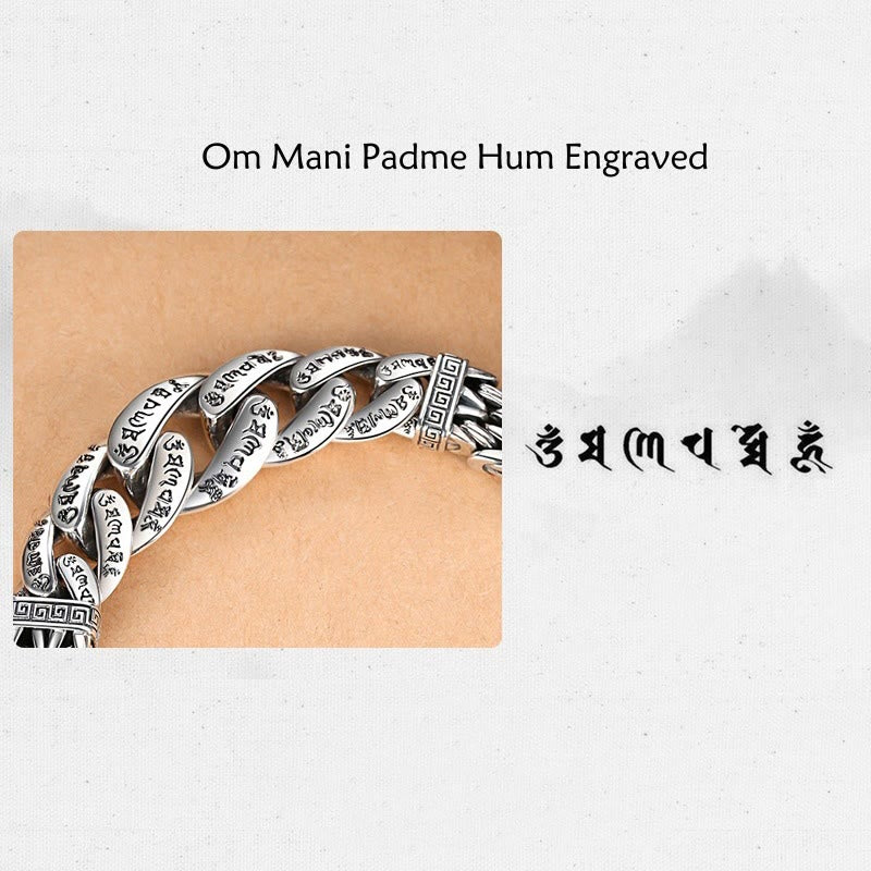 Bracciale Buddha Stones Om Mani Padme Hum inciso Pace Purezza - Image 9