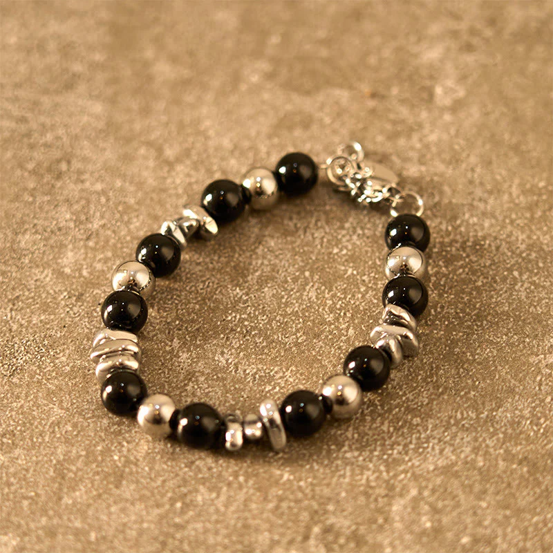 Bracciale Buddha Stones Onice Nero Fortuna - Image 3