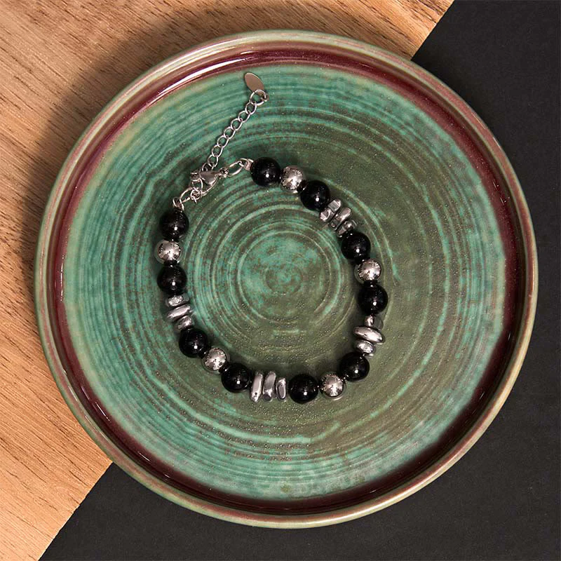 Bracciale Buddha Stones Onice Nero Fortuna - Image 6