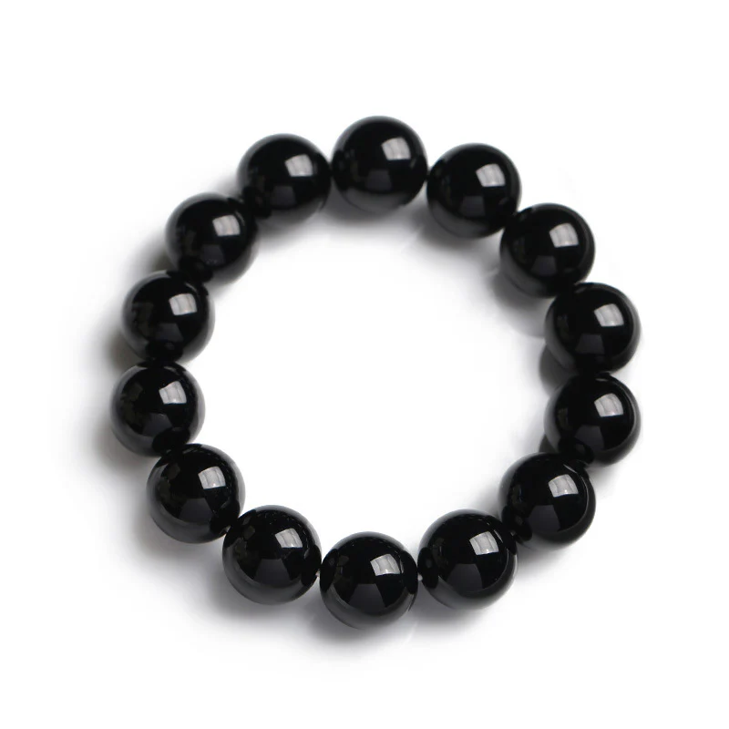 Bracciale Buddha Stones Onice Nero Naturale Fortuna