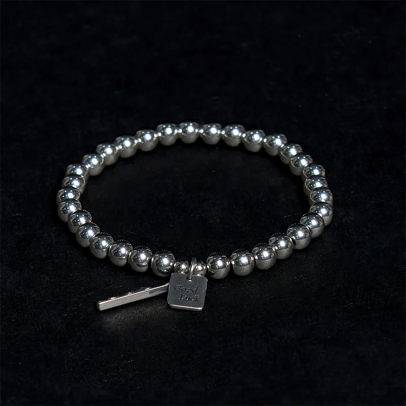 Bracciale Buddha Stones Titanium Steel Good Luck Balance