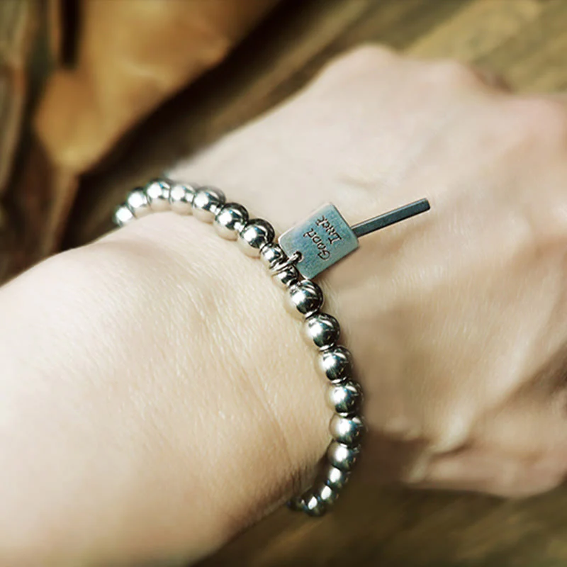 Bracciale Buddha Stones Titanium Steel Good Luck Balance - Image 10