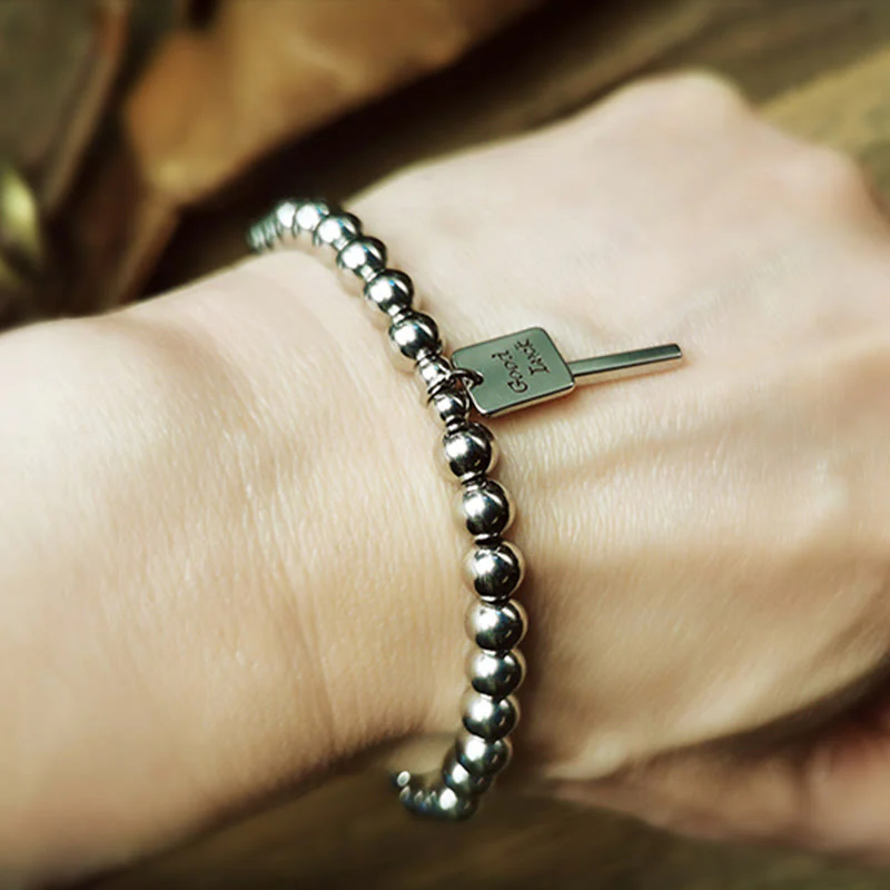 Bracciale Buddha Stones Titanium Steel Good Luck Balance - Image 11