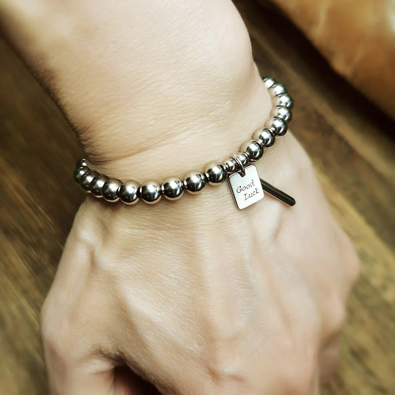 Bracciale Buddha Stones Titanium Steel Good Luck Balance - Image 12