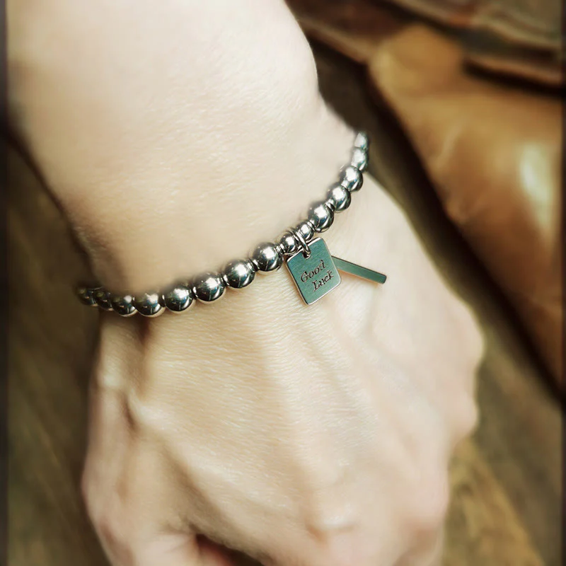 Bracciale Buddha Stones Titanium Steel Good Luck Balance - Image 13