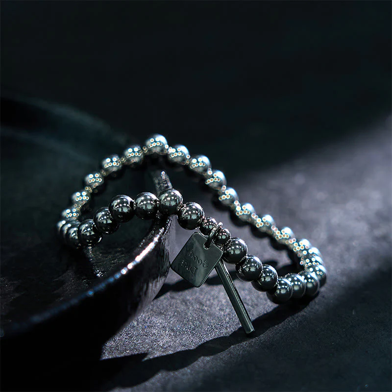 Bracciale Buddha Stones Titanium Steel Good Luck Balance - Image 3
