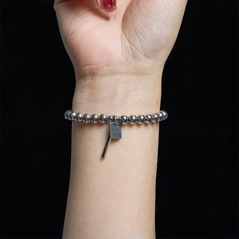 Bracciale Buddha Stones Titanium Steel Good Luck Balance - Image 4