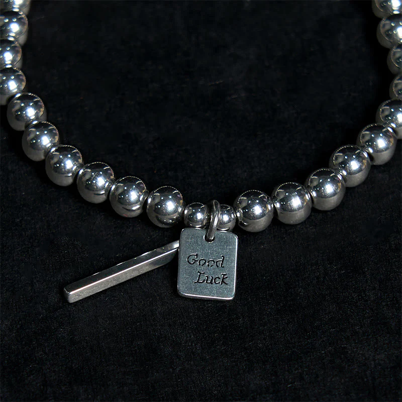 Bracciale Buddha Stones Titanium Steel Good Luck Balance - Image 5