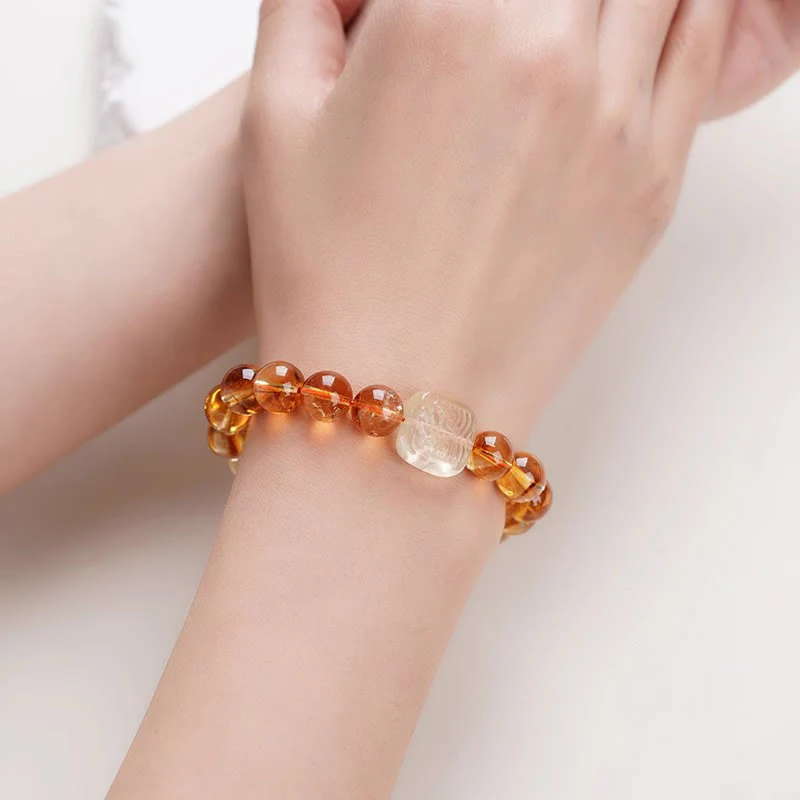 Bracciale Buddha Stones Topaz Zashi Lhamo Kindness - Image 4