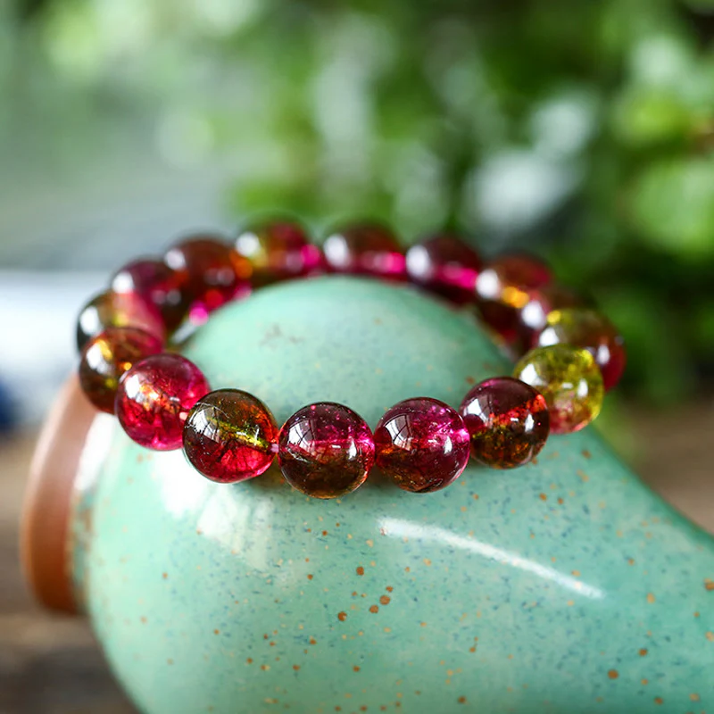 Bracciale Buddha Stones Tormalina Naturale Amore Saggezza