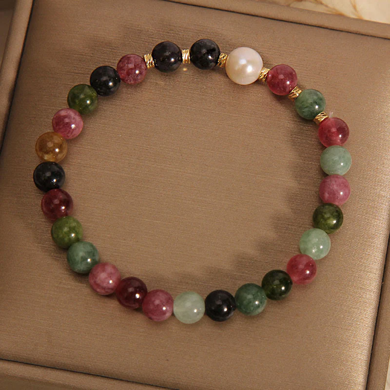 Bracciale Buddha Stones Tormalina Perla Saggezza - Image 3