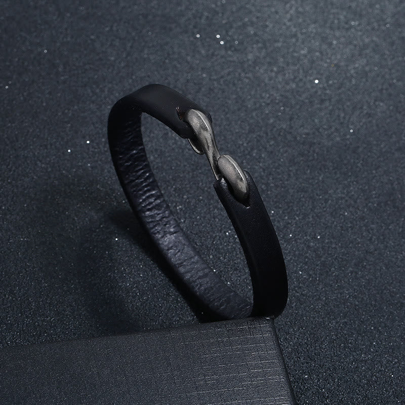 Bracciale Buddha Stones Vintage in pelle con fibbia semplice e resistente - Image 10