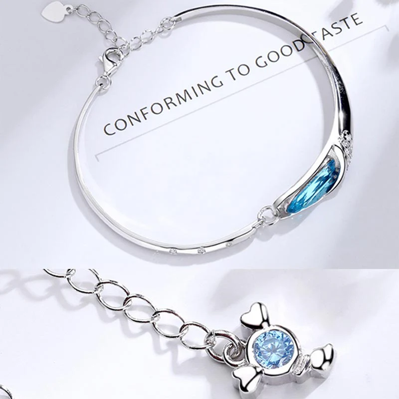 Bracciale con ciondolo Buddha Stones in rame placcato argento 925 con 12 costellazioni dello zodiaco - Image 5