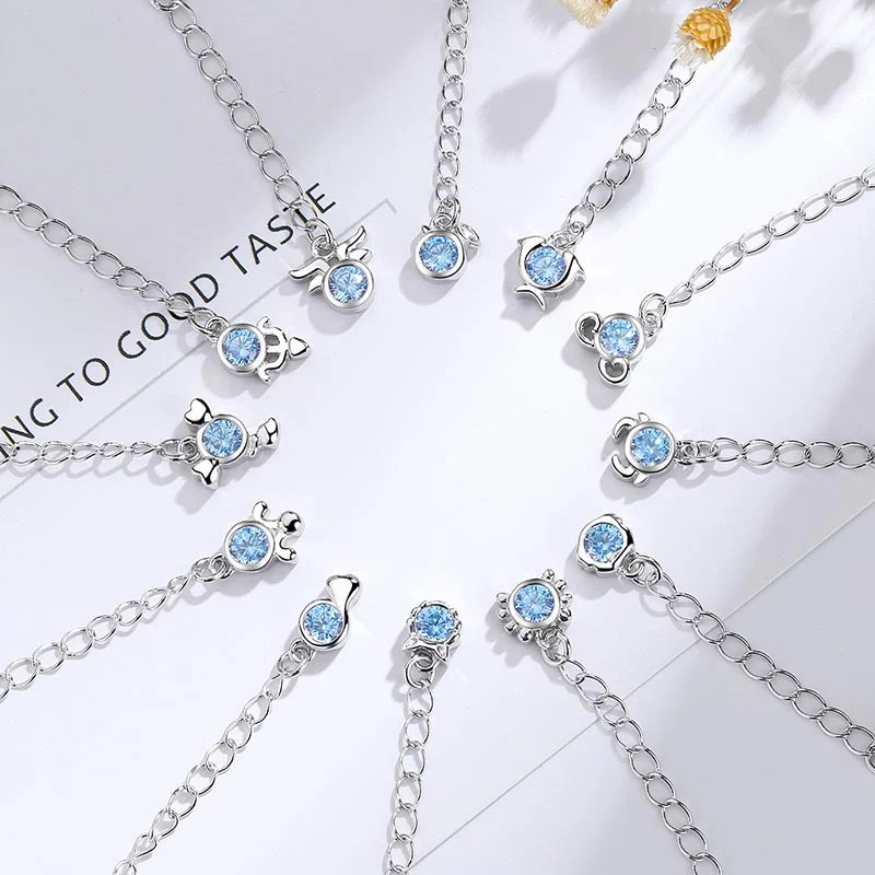 Bracciale con ciondolo Buddha Stones in rame placcato argento 925 con 12 costellazioni dello zodiaco - Image 6