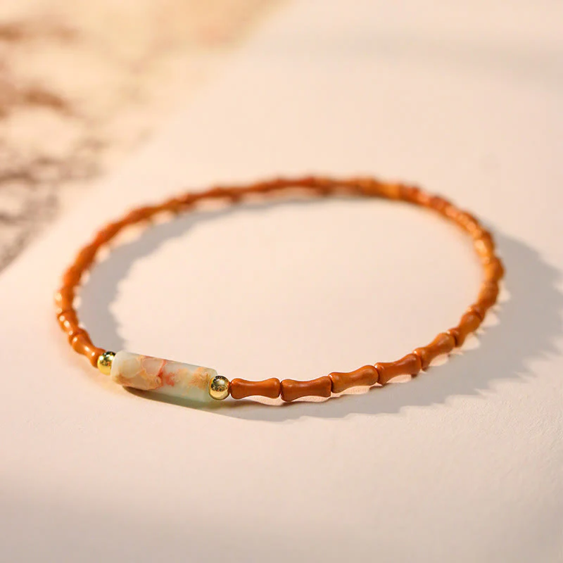 Bracciale della pace con noccioli di oliva ultra-fini Buddha Stones