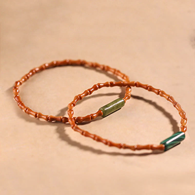 Bracciale della pace con noccioli di oliva ultra-fini Buddha Stones - Image 18